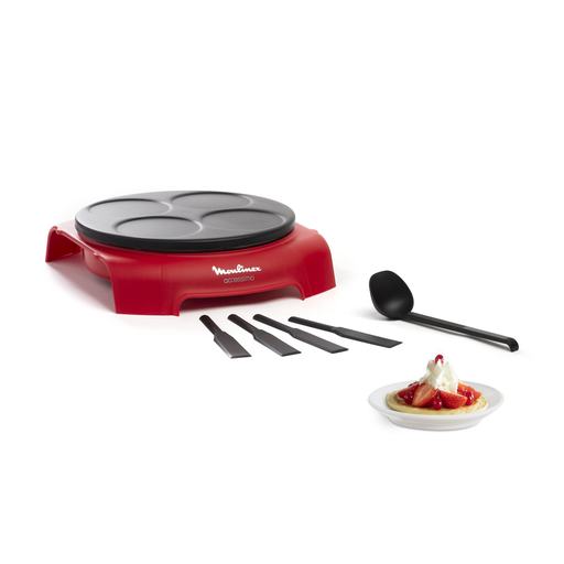 [3168430801202] MOULINEX Crêpière Accessimo PY312511 720W 4x11,5cm