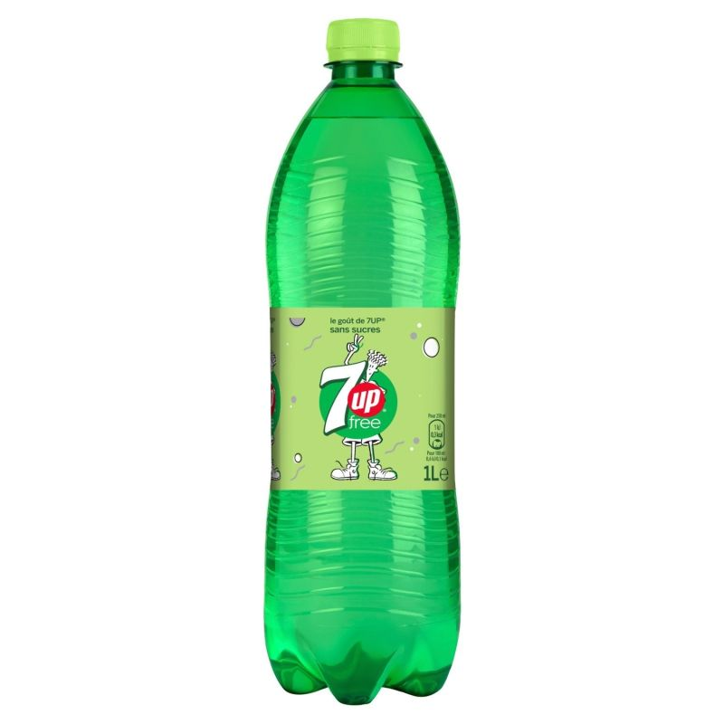 SEVEN Up Soda Sans Sucres 7Up Free 1 L