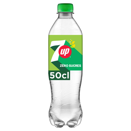 [3168930161738] 7UP Free Boisson gazeuse aux extraits de citron et citron vert 50 cl