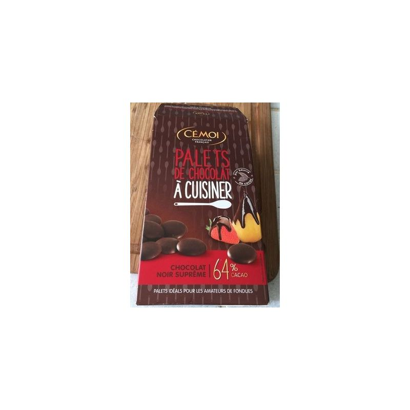 CEMOI Dark Chocolate Discs 64% 200 g