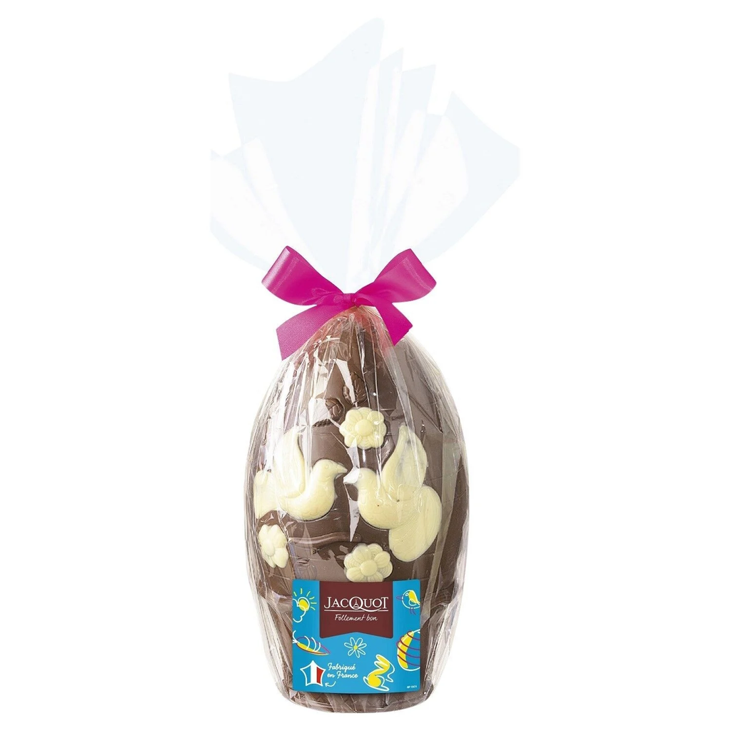 JACQUOT Milk Chocolate Easter Egg Decorated 1 kg