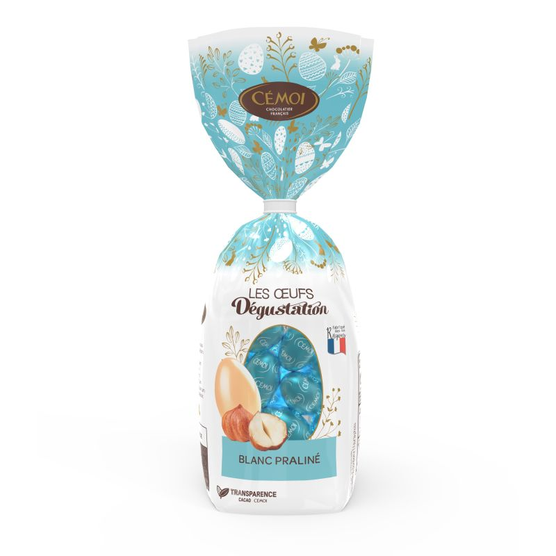 CEMOI Ovos Brancos Praliné 185 g