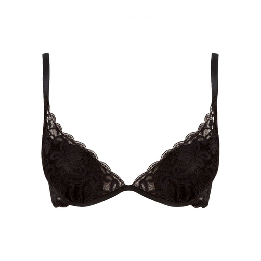 [3174550692712] WELL Soutien-Gorge Coques Ultra-Plongeant Hypnose Noir 90B
