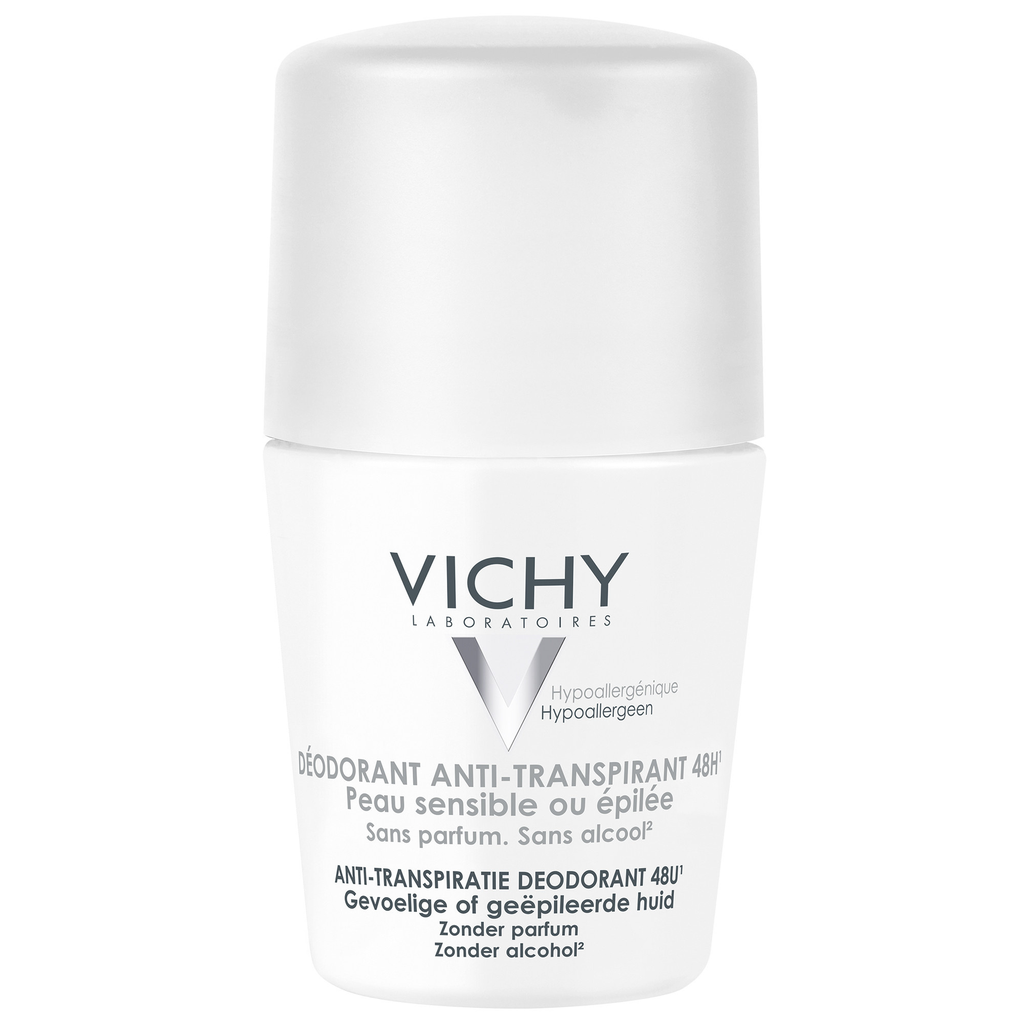 VICHY Sensitive Skin 48h Anti-Odor Deodorant Alcohol-Free, roll-on