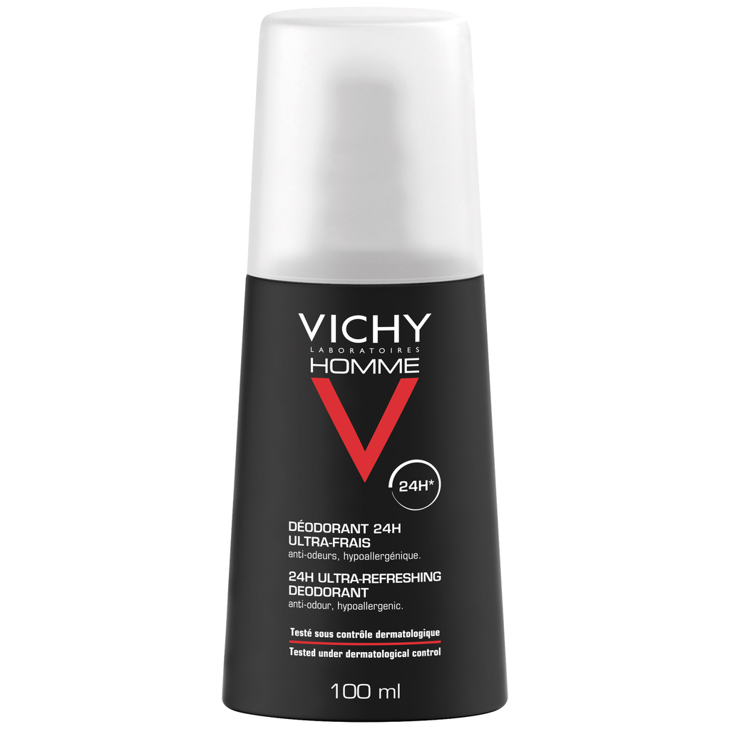 VICHY Déodorant Homme Ultra-Frais Vaporisateur 100 ml