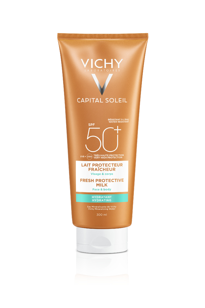 VICHY Capital Soleil Leche Protectora Hidratante Invisible SPF 50+ 300 ml