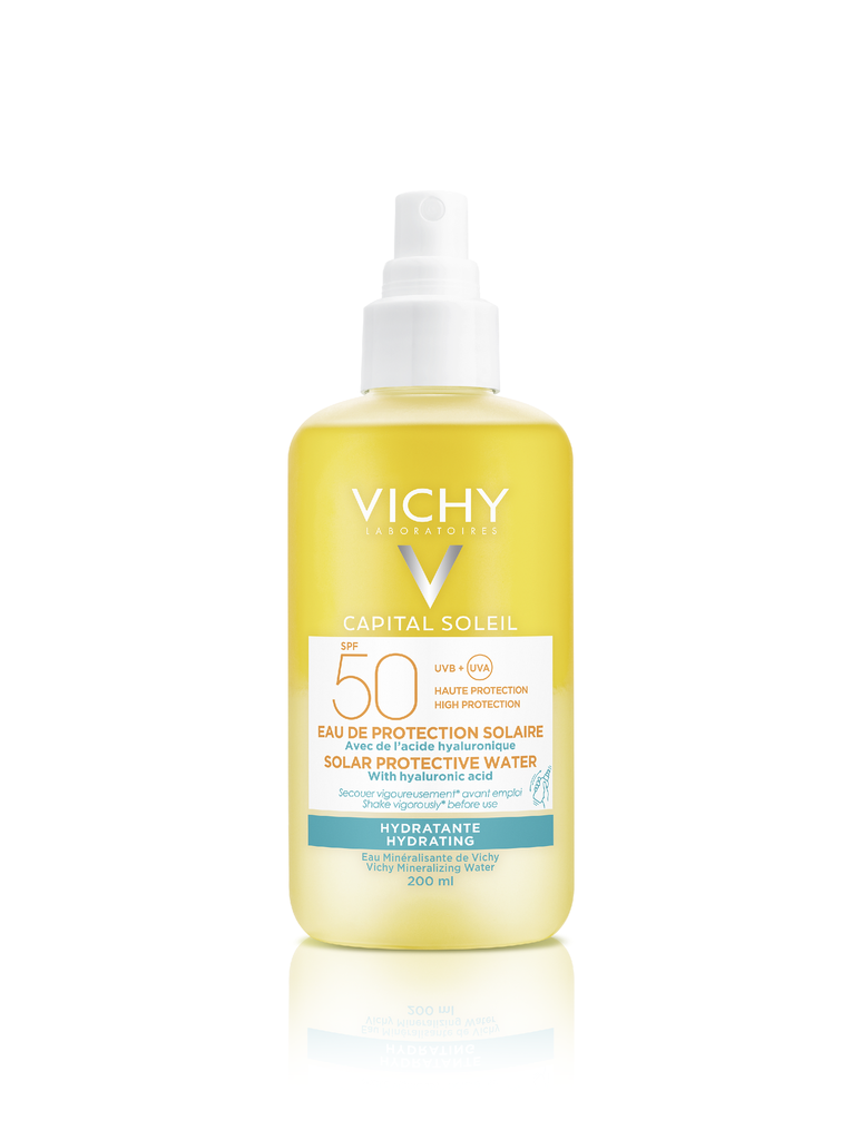 VICHY Solar Water High Protection SPF 50 Hydrating Hyaluronic Acid 200 ml