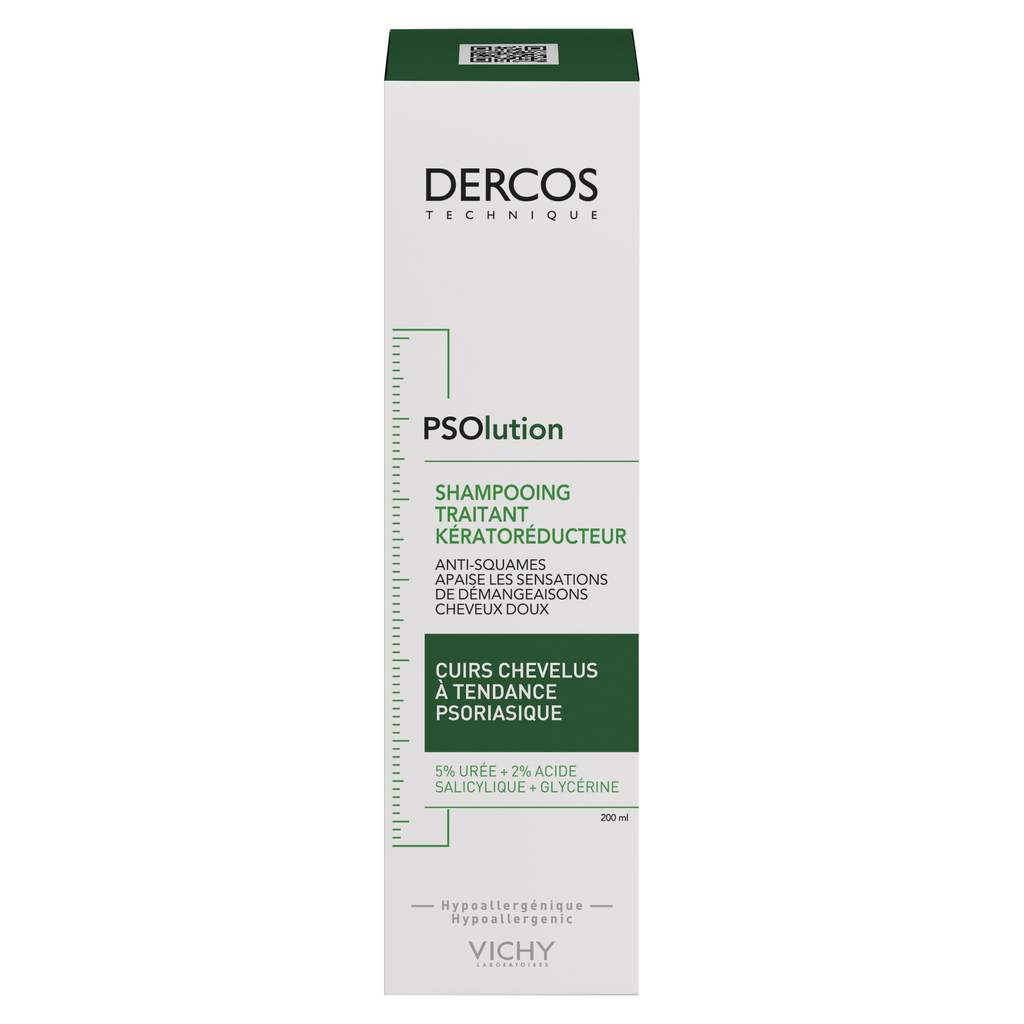 VICHY Dercos PSolution Shampooing traitant kératoréducteur 200 ml