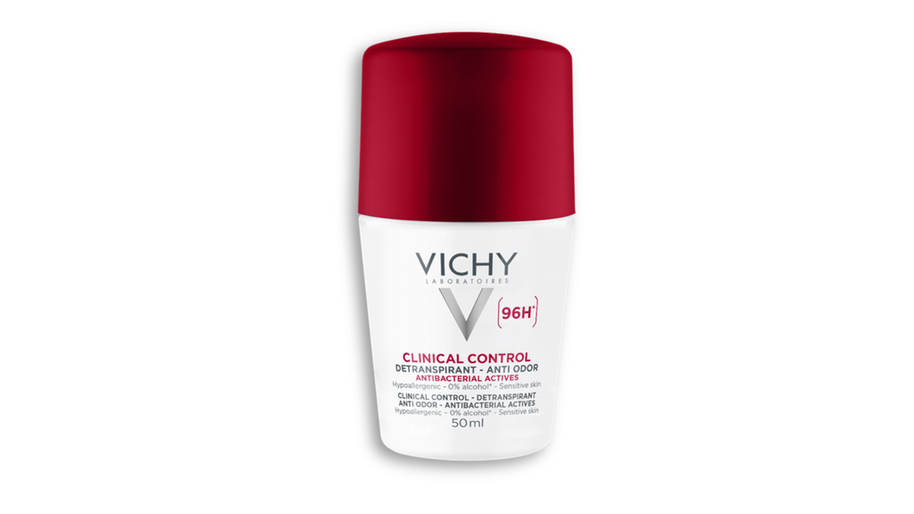 VICHY Déodorant Détranspirant Femme Efficacité 96h Clinical Control Roll-on