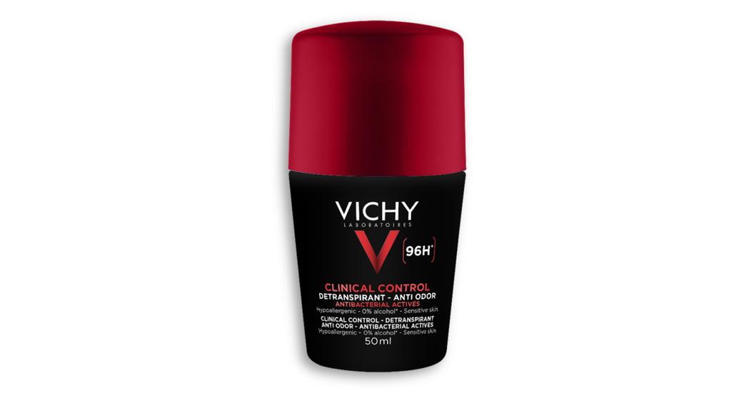 VICHY Déodorant Homme Anti-Transpirant Clinical Control 96h Roll-on