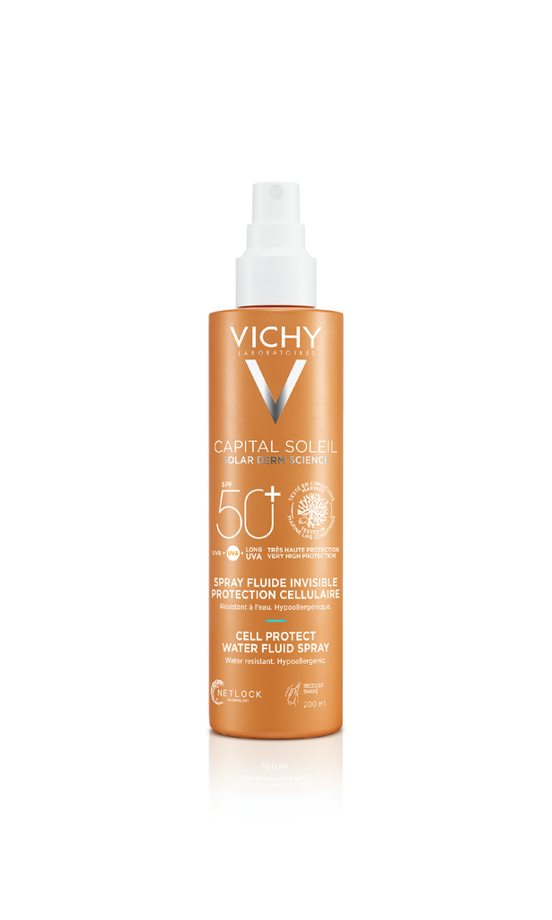 VICHY Crème Solaire Spray Corps Invisible Très Haute Protection SPF 50+ 200 ml