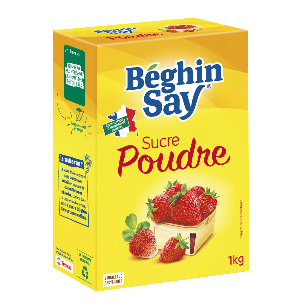 BEGHIN SAY Sucre en poudre 1 kg