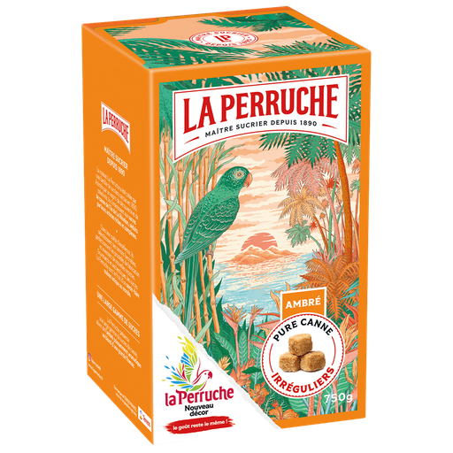 [3174660032316] LA PERRUCHE Mini cubos de açúcar de cana 750 g