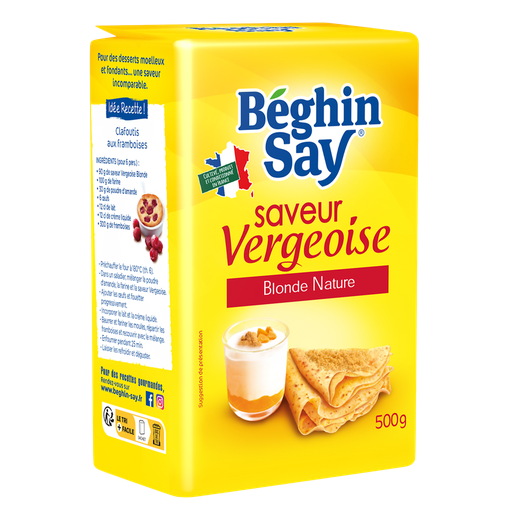 [3174660040458] BEGHIN SAY Saveur vergeoise blonde nature 500 g