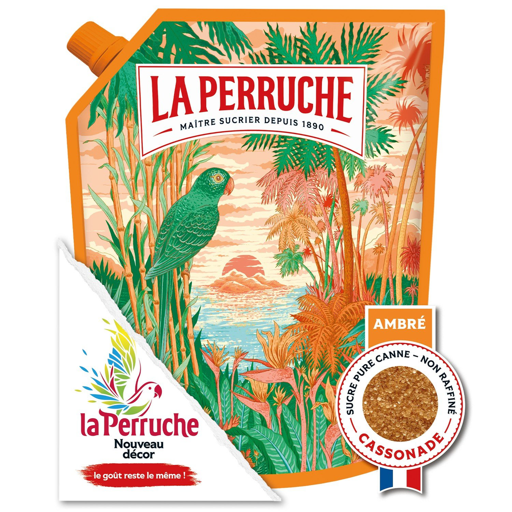 LA PERRUCHE Brown cane sugar powder 750 g
