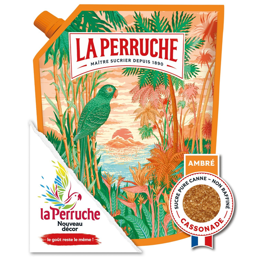[3174660084513] LA PERRUCHE Brown cane sugar powder 750 g