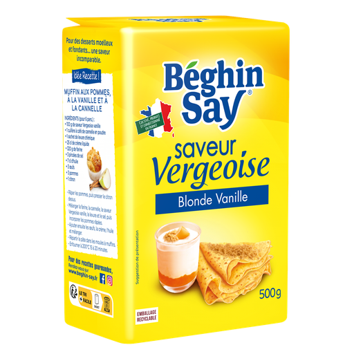 [3174660092570] BEGHIN SAY Saveur vergeoise blonde vanille 500 g