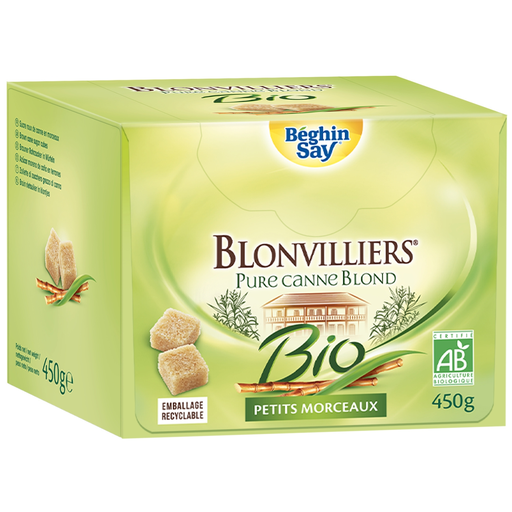 [3174660115804] BEGHIN SAY Açúcar Louro de Cana Blonvilliers Bio 450g