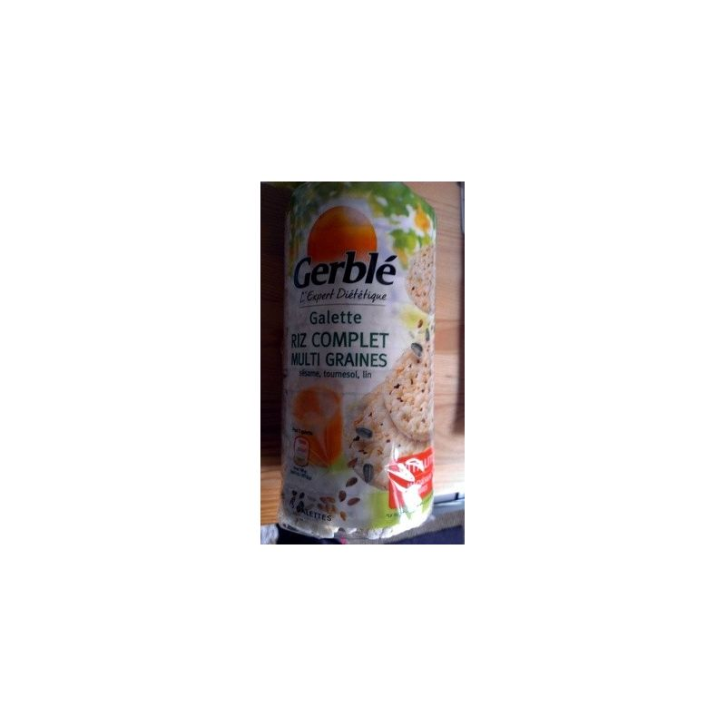 GERBLE Whole grain rice cakes multi-seeds 108 g