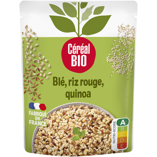 [3175681157774] CEREAL BIO Wheat red rice and quinoa trio 220 g