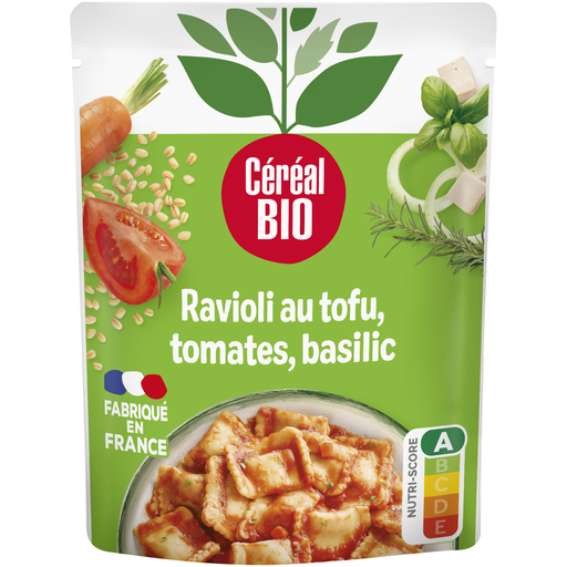 [3175681170841] CEREAL BIO Tomato tofu and basil ravioli 267 g