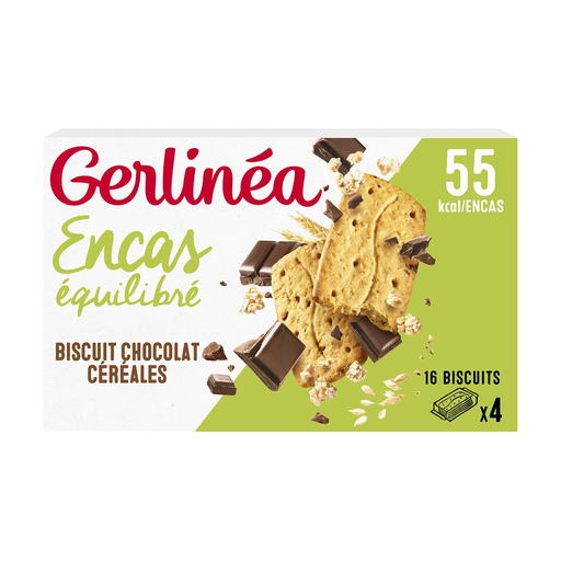 [3175681797420] GERLINEA Galletas adelgazantes chocolate cereales 200 g