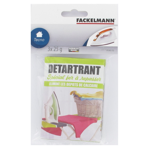 [3176238012621] FACKELMANN 3 Descalcificadores para plancha (3 unidades)