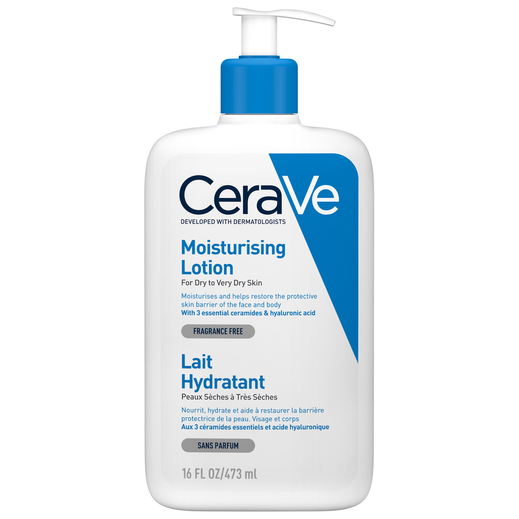 [3337875597395] Cerave Lait Hydratant Aux 3 Céramides Essentiels Et Acide Hyaluronique Pour Peaux Sèches À Très Sèches 473Ml