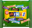 MIXED Assortiment de barres chocolatées Snickers, Mars, Twix, Bounty, Milkyway Minis 400 g