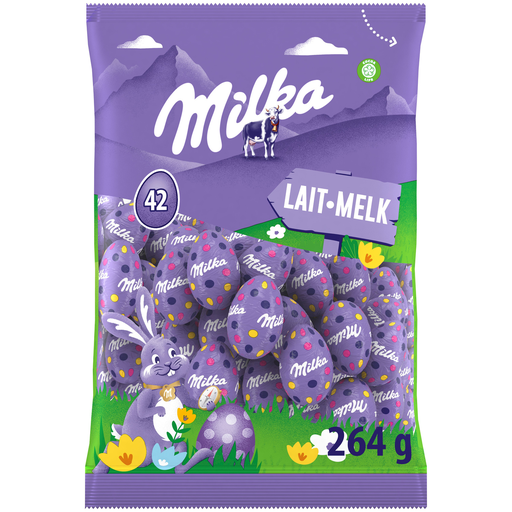 [7622202250743] MILKA Ovos de chocolate de leite do país alpino 264 g