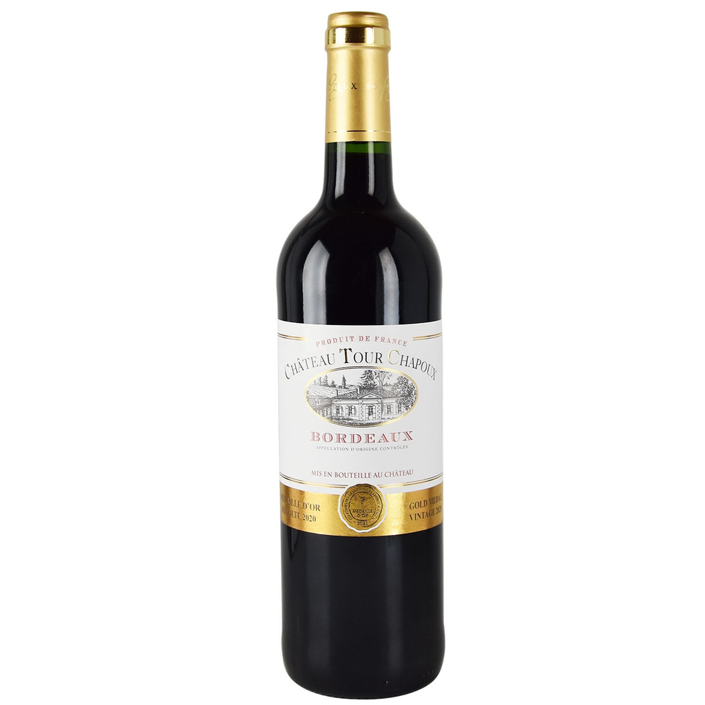 CHATEAU TOUR CHAPOUX Vinho tinto A.O.P. Bordeaux 75 cl