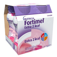 [8716900576577] Nutricia Fortimel Extra 2 kcal Fraise lot de 4 x 200 ml