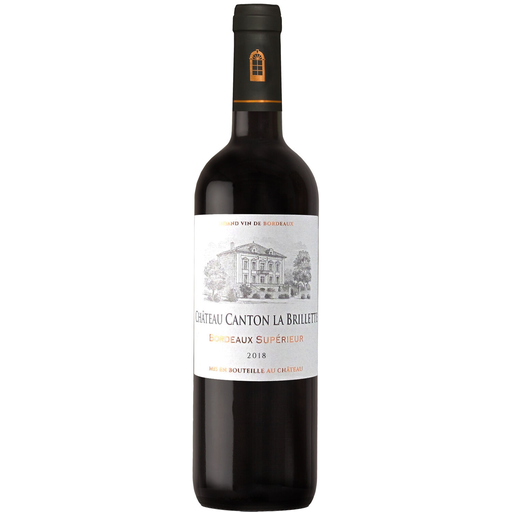 [3176481028332] CHATEAU CANTON LA BRILLETTE Vin Rouge Bordeaux Supérieur 75 cl