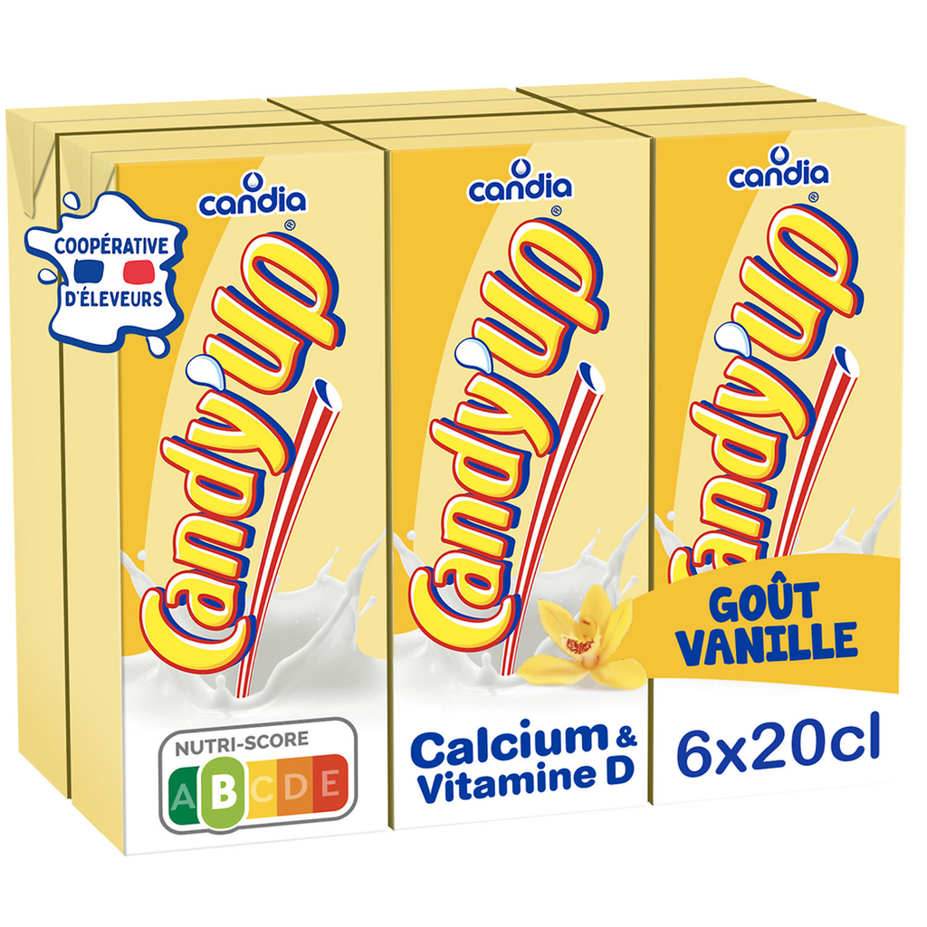 Candy'Up Boisson Lactée À La Vanille 6X20Cl