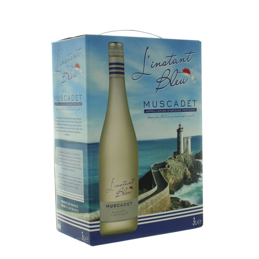 [3176780037530] L'INSTANT BLEU Muscadet Vino Blanco 3 L