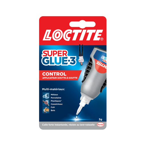 [3178040189225] LOCTITE Super Glue-3 Pegamento universal instantáneo Control 3 g