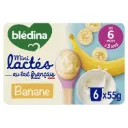 Blédina Mini Dairy Banana 55g x 6 (Bledina Banana Yogurt)