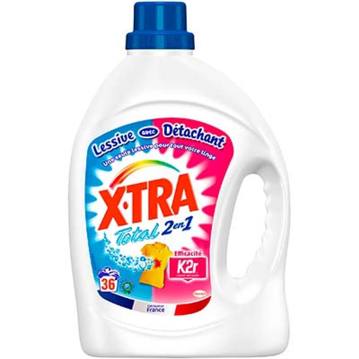 [3178041310048] X-TRA Liquid Detergent 2In1 Stain Remover 2.52 L