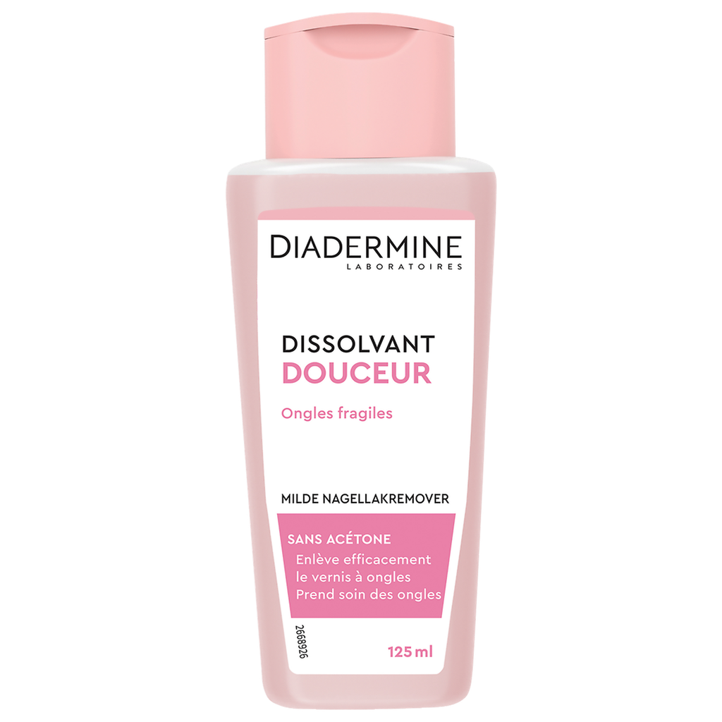 DIADERMINE Dissolvant Douceur Ongles Fragiles & Sensibles 125 ml