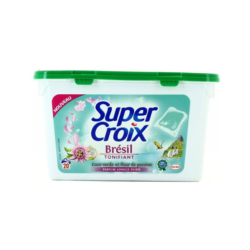 [3178041326179] SUPERCROIX Lessive Caps Brésil x20