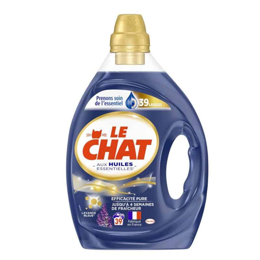 [3178041333962] LE CHAT Liquid Detergent Blue Lavender 1.95 L