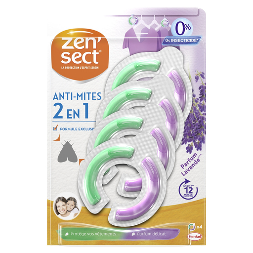 [3178041339063] ZENSECT Anti-Moth for textiles 4 hooks