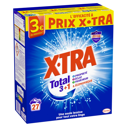 [3178041344388] X-TRA Laundry Powder Total+ 1.375 kg