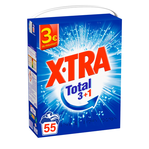 [3178041344524] X-TRA Powder Detergent 3+1 3,025 kg