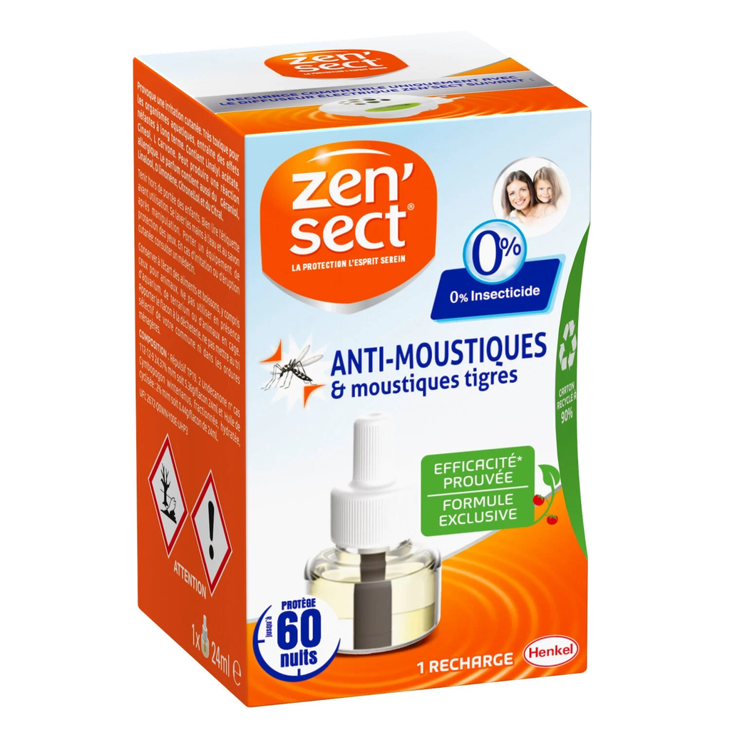 ZENSECT Recarga antimosquitos 24 ml