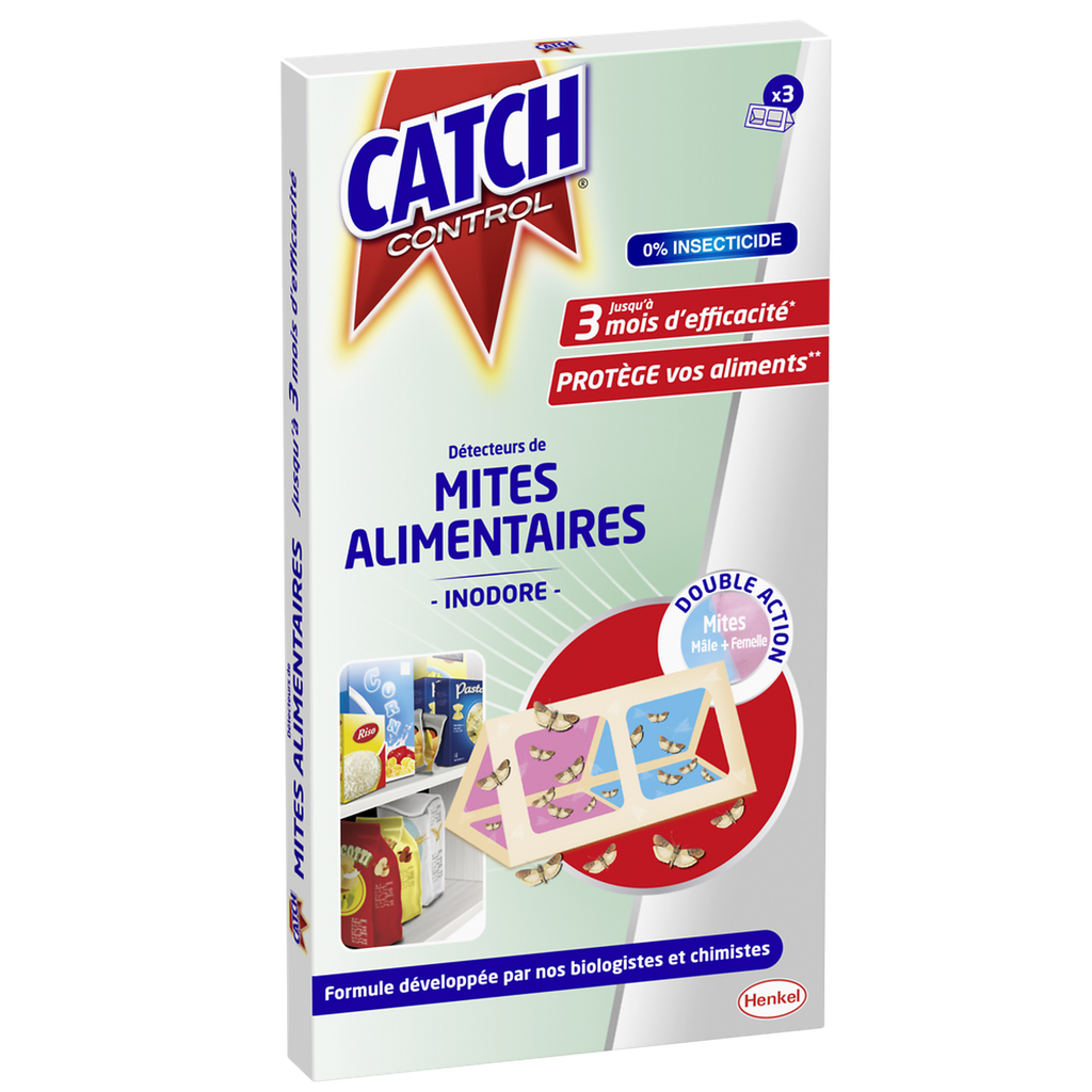 CATCH Expert Detetores Traças Alimentares x3