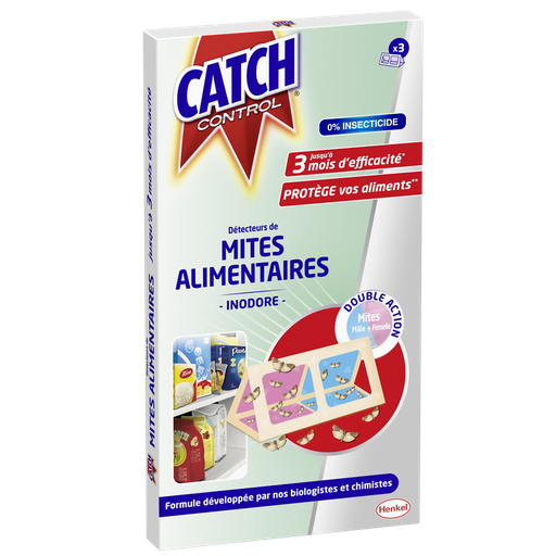 [3178041345477] CATCH Expert Détecteurs Mites Alimentaires x3