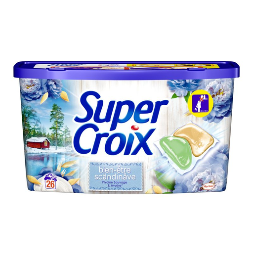 [3178041345644] SUPER CROIX Detergente en Cápsulas Bien-Être Scandinave X26 Doses