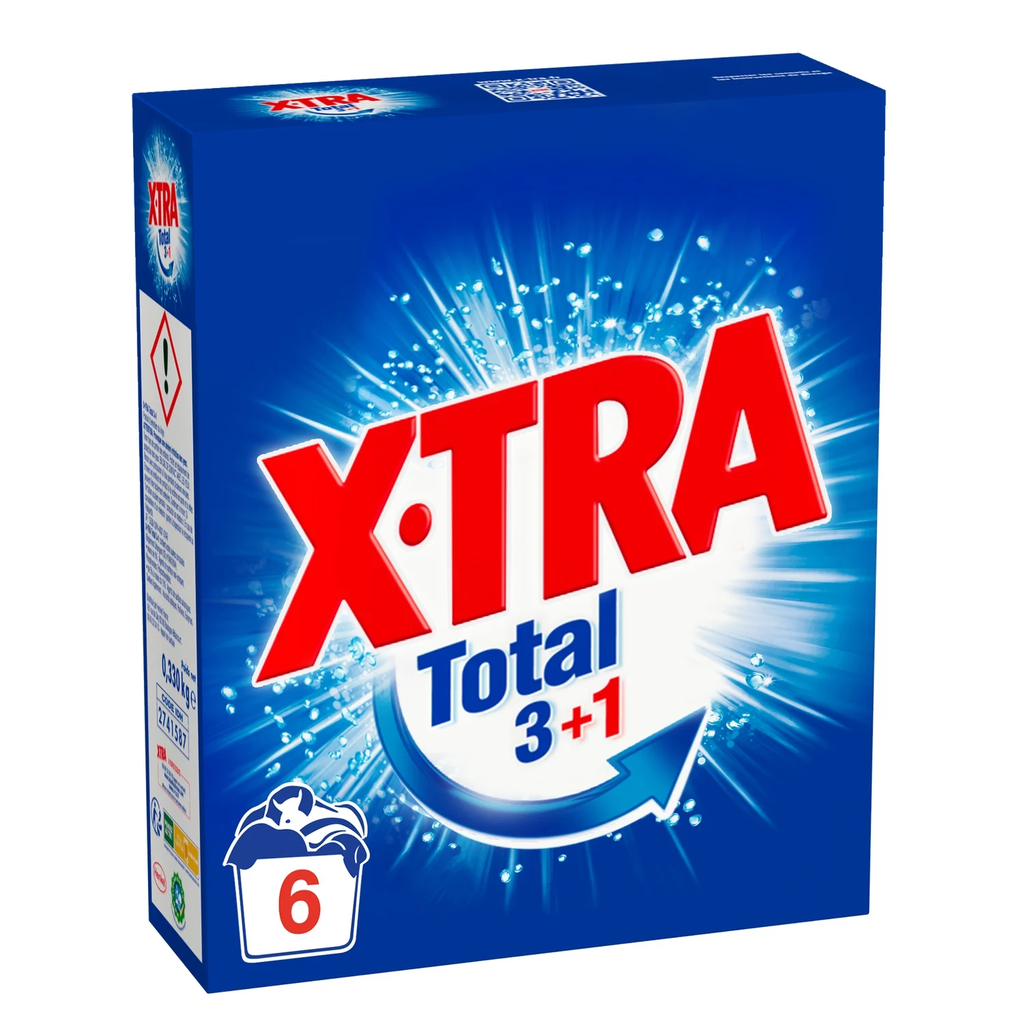 X-TRA Laundry Powder Total White & Colors 330 g