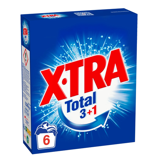 [3178041346665] X-TRA Laundry Powder Total White & Colors 330 g